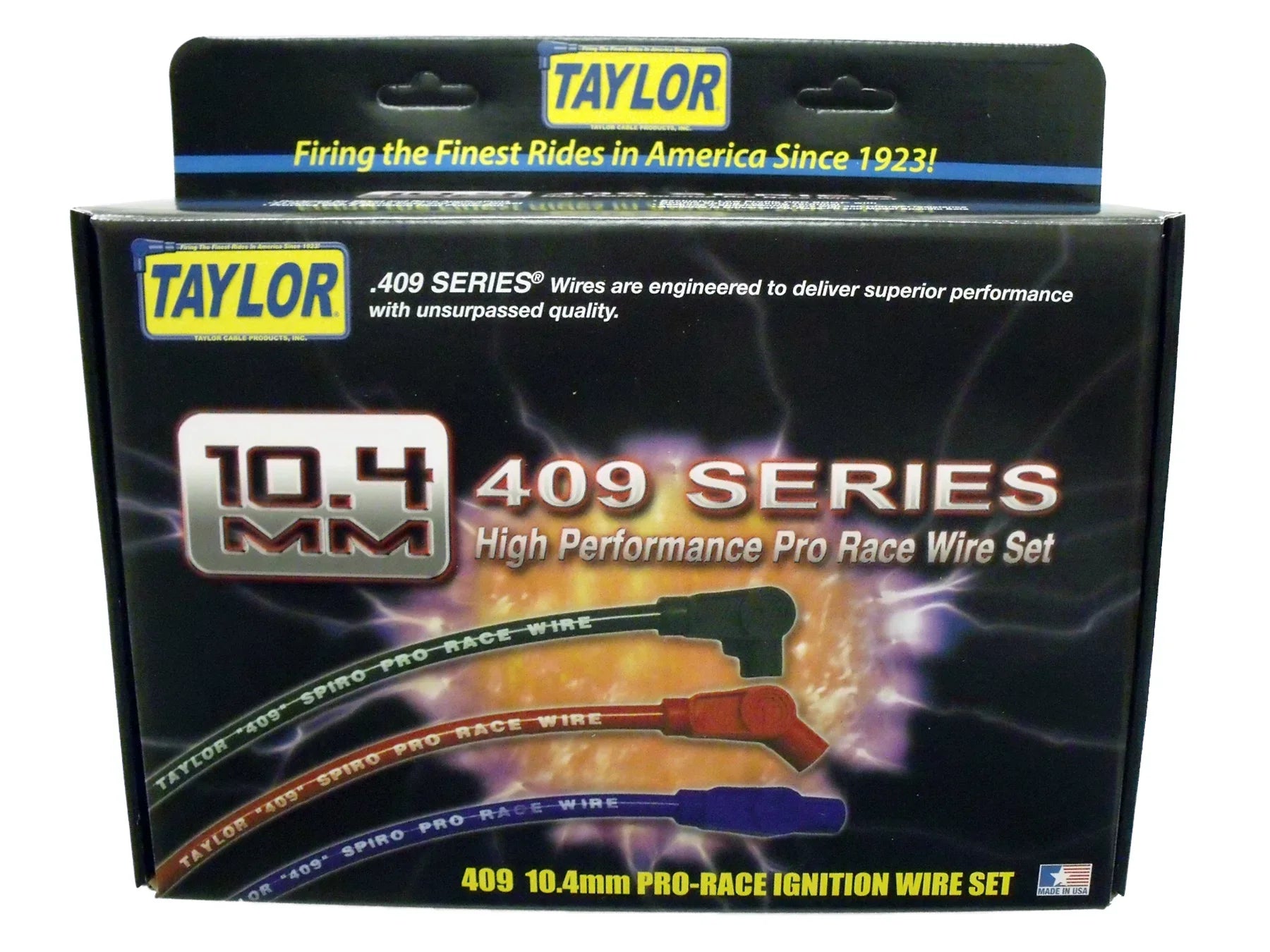 Taylor Cable 79261 409 Spiro Pro 10.4Mm Ignition Wire Set Fits Camaro Fits/For Fits select: 2015-2018 CHEVROLET SILVERADO K1500 LT, 2014 CHEVROLET SILVERADO K1500