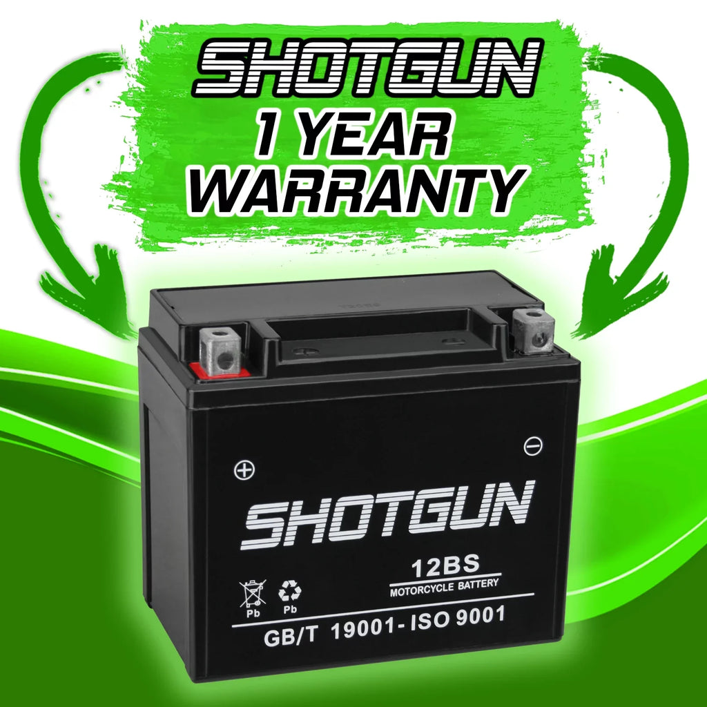 Shotgun YTX12-BS Motorsports Battery Compatible with Suzuki GSX-R1000