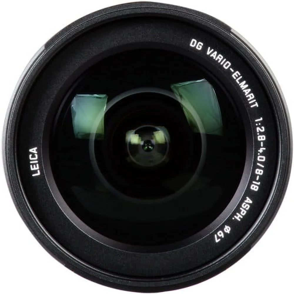Panasonic Leica DG Vario-Elmarit 8-18mm f2.8-4 Lens Bundle with 67mm Filter Kit