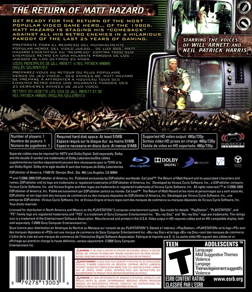 Eat Lead: The Return of Matt Hazard - PlayStation 3