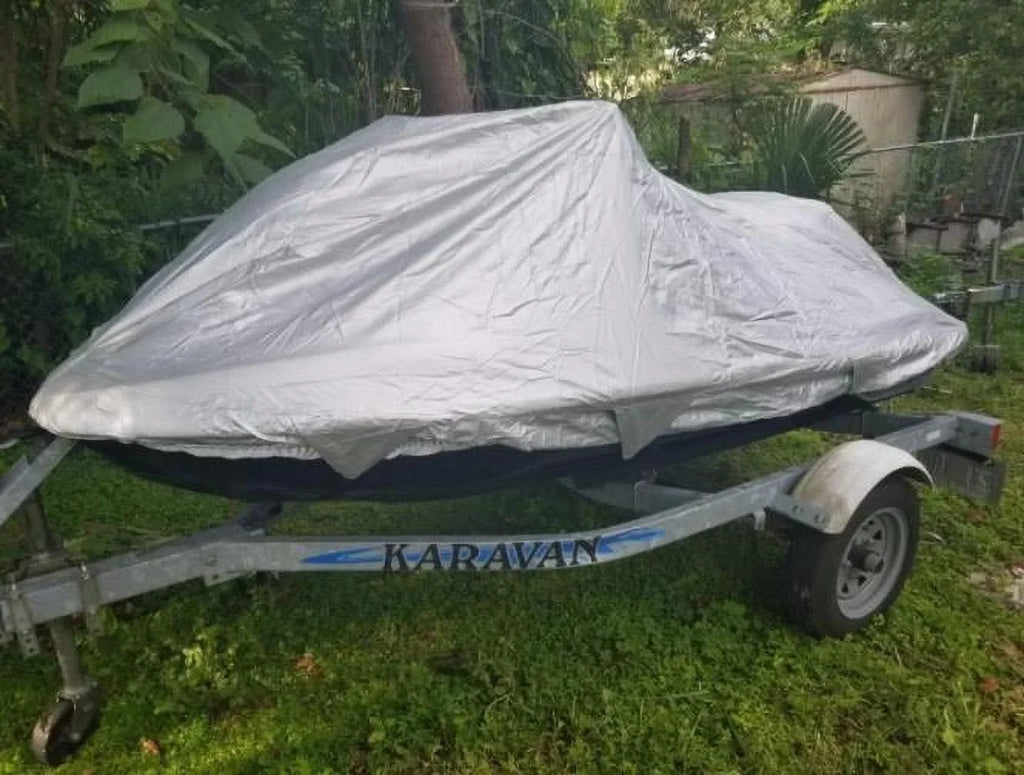 UV Reflective, Travel, Storage and Mooring Watercraft PWC Jet Ski Cover for Polaris Genesis FI 2001