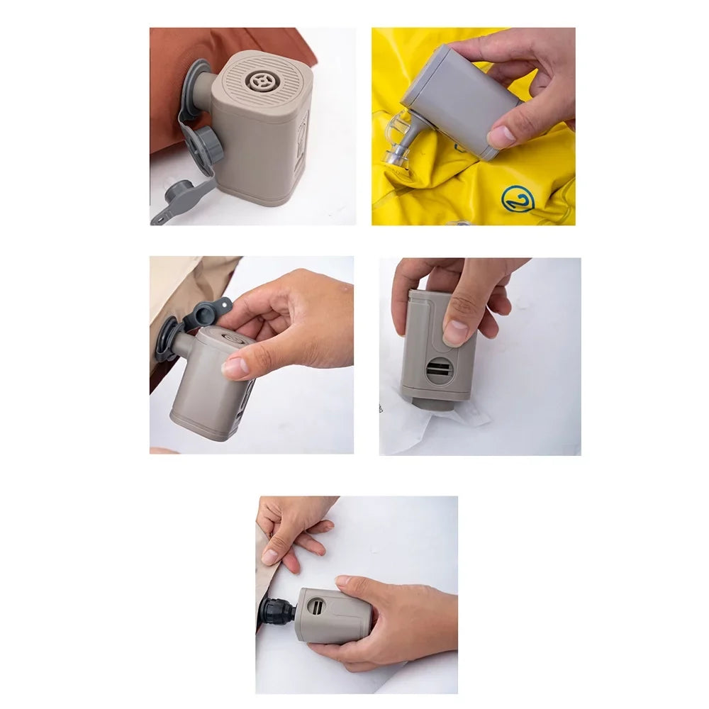 Tickas Multifunctional Portable Cordless Electric InfLatitudeor Dual-use Outdoor InfLatitudeable and Pump Mattress InfLatitudeor Pump