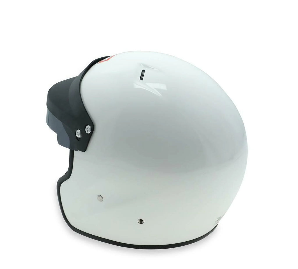 RaceQuip® 256115RQP OF20 Racing Helmet - Open Face - Snell SA2020 - White - Large