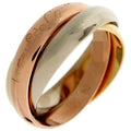 Pre-Owned Cartier #50 Trinity Ladies Ring, 750 Yellow Gold, Size 10 (Good)