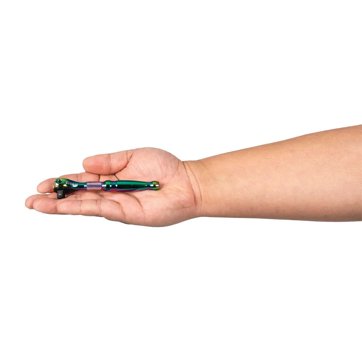 Titan 1/4 in. Drive Titanium Swivel Head Micro Ratchet