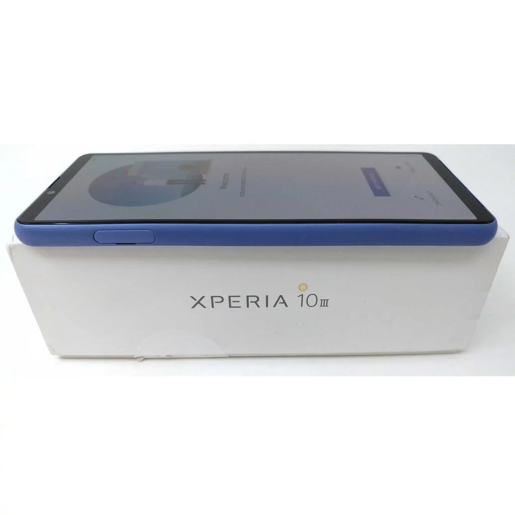 Pre-Owned Sony Xperia 10 III 5G 128GB XQ-BT52 6GB RAM GSM Factory Unlocked Smartphone - Blue (Like New)