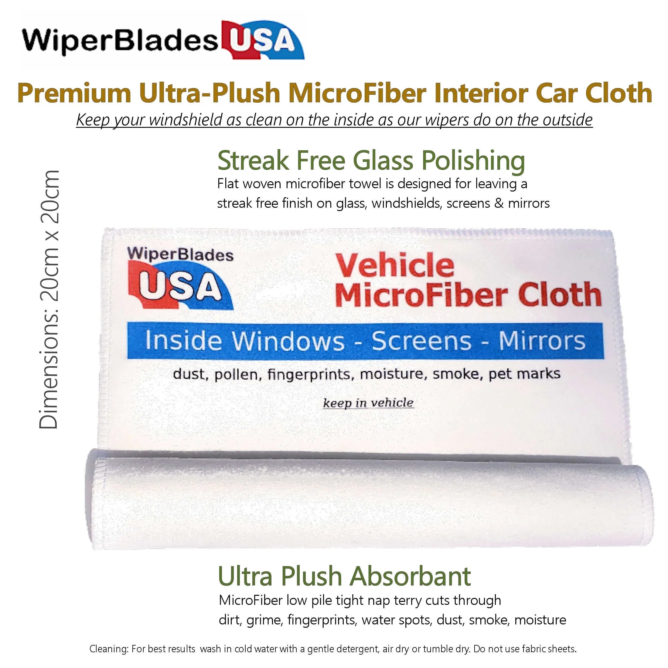 2020 Cadillac XT4 Beam Blade Wipers (Set of 3) w/Rear Wiper