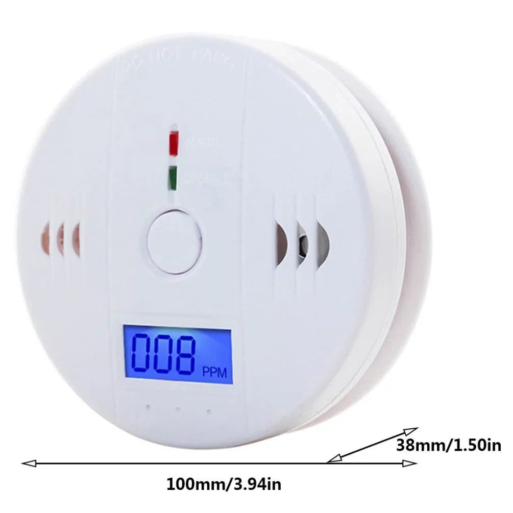 NIFFPD Carbon Monoxide Detector, Carbon Monoxide Alarm for House and Bedroom Battery Powered