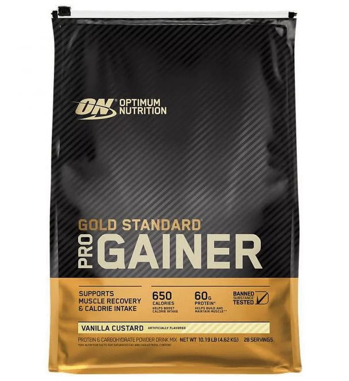 Optimum Nutrition, Gold Standard Pro Gainer, Vanilla Custard, 10.19 lb, 28 Servings