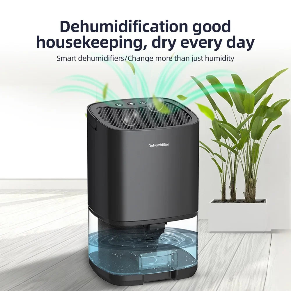 Lixada Home Dehumidifier 34 Oz Portable for Small Bedroom Bathroom Basement Auto Shut Off Quiet 7 LED Colors