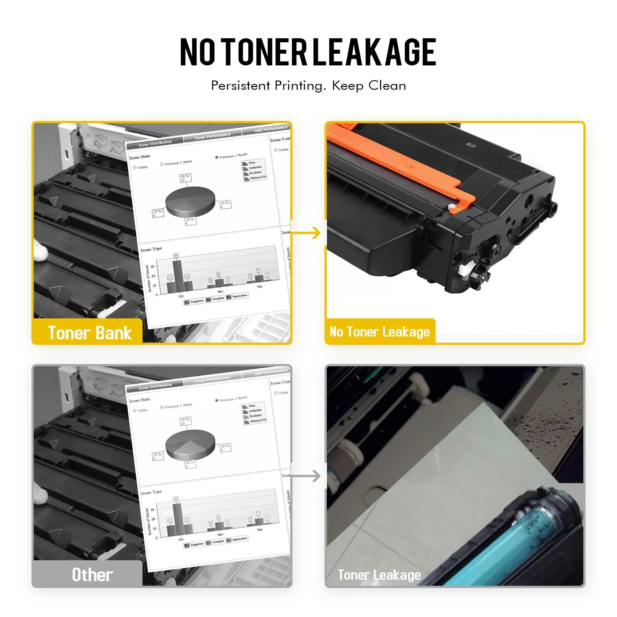 Toner Bank 6-Pack Compatible Toner for Samsung MLT-D115L 115L use with Xpress SL-M2620 SL-M2670 SL-M2830DW SL-M2880FW SL-M2820DW SL-M2870FW Printer 6 * Black
