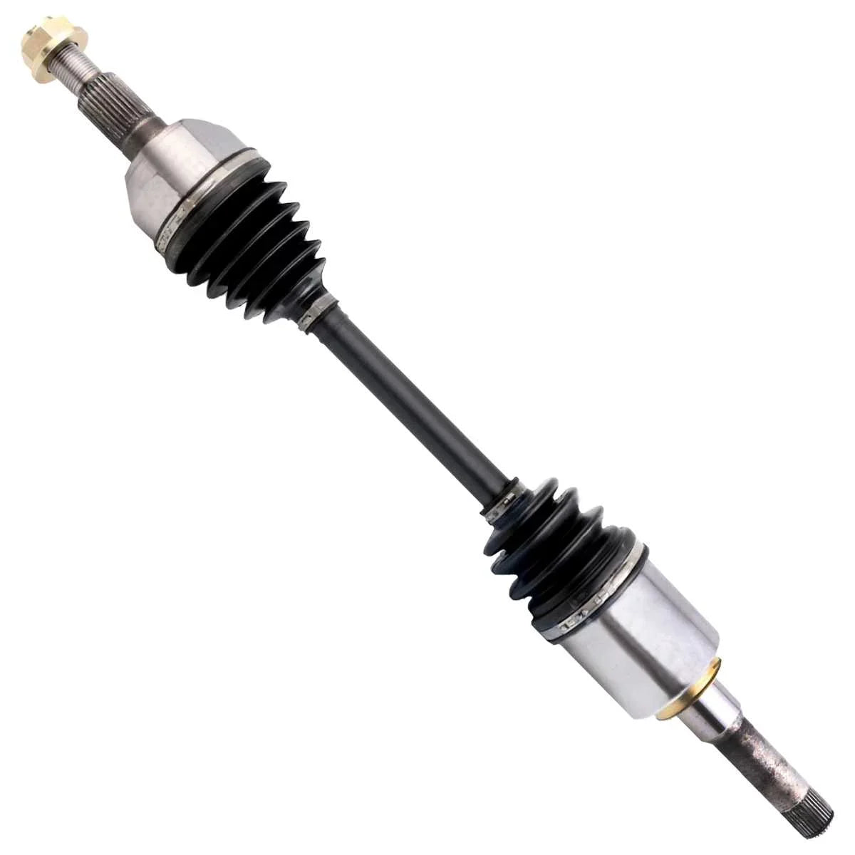 AutoShack Front New CV Axle Drive Shaft Assembly Neoprene Boots Set of 2 Driver and Passenger Side Replacement for 2010-2012 2013 2014 2015 2016 Chevrolet Equinox 2010-2016 GMC Terrain 2.4L AWD FWD