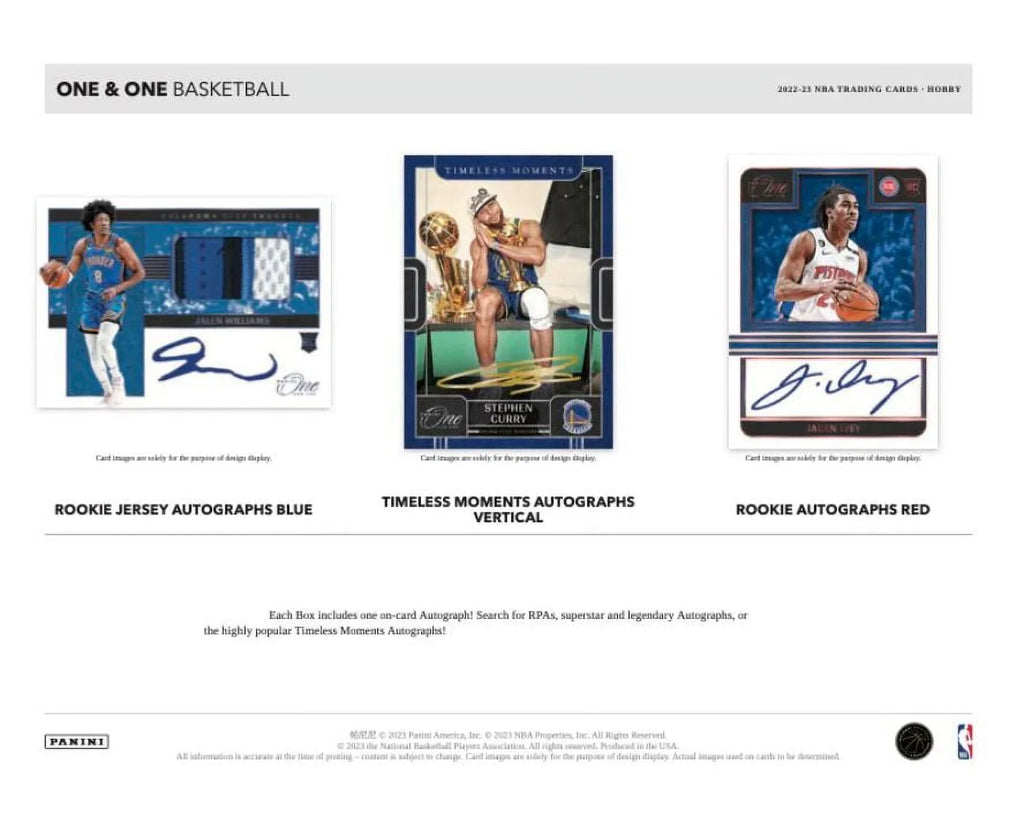 2022-23 Panini One & One Basketball Hobby Box