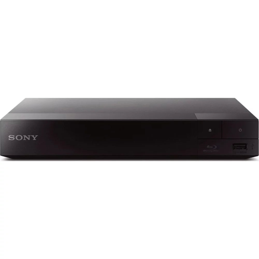 Sony BDP-S1700 Streaming Blu-ray Disc Player w/ Accessories Bundle Includes, 2.4GHz Wireless Backlit Keyboard with Touchpad, 6ft HDMI Cable and Laser Lens Cleaner for DVD/CD Players