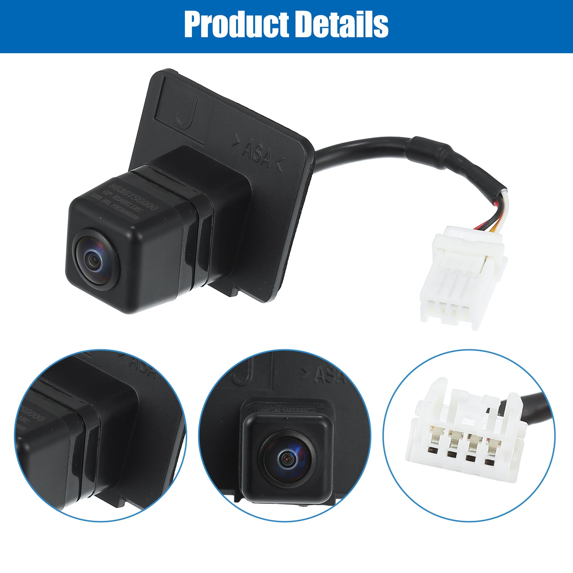 Rear View Back Up Camera Wide Angle Park Assist Reverse Camera for Subaru Forester 14-16 No.86267SG000