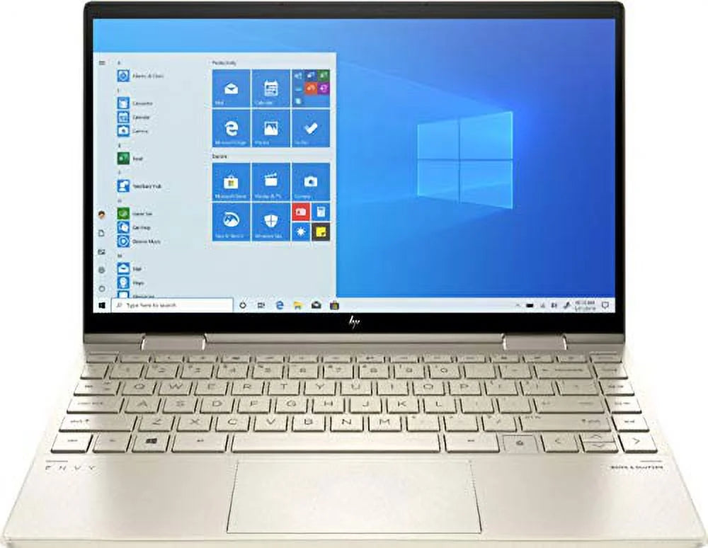 HP 2022 Envy 2-in-1 Laptop 13.3‘’ FHD IPS Touchdisplay Evo PLatitudeform 4-Core Intel i7-1165G7 Iris Xe Graphics 8GB DDR4 512GB NVMe SSD WiFi AX Thunderbolt 4 Fingerprint Backlit Windows 10 Pro w/RE USB