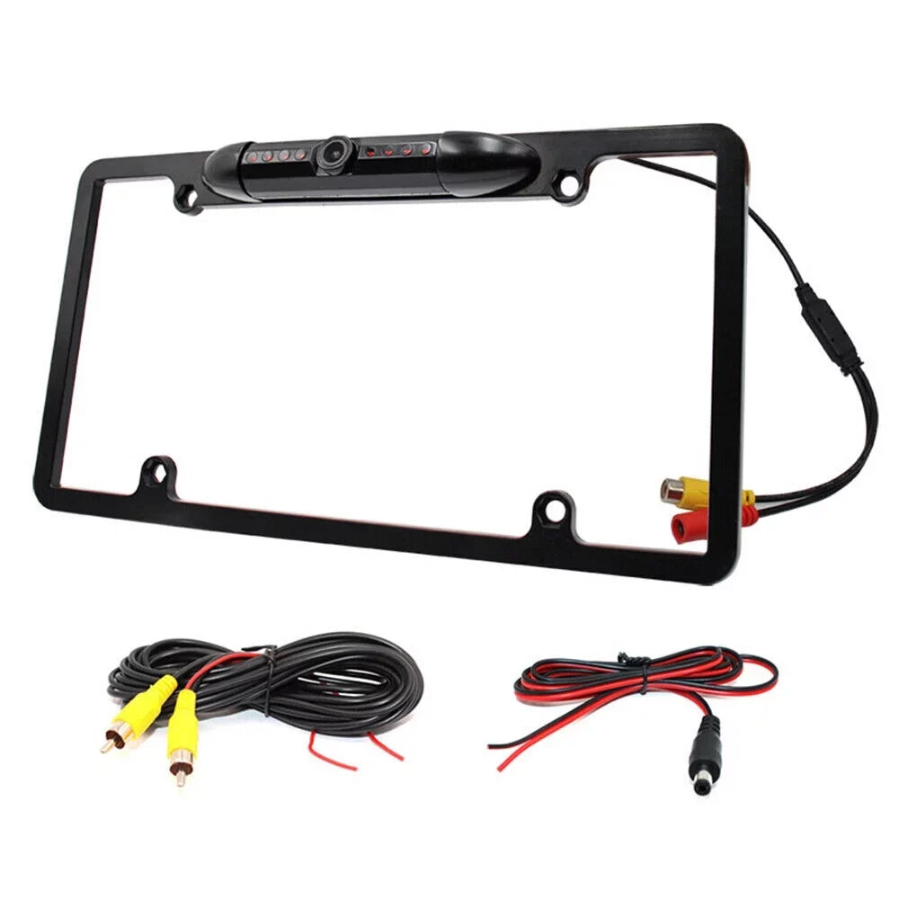 Car Rear View Backup Camera - License PLatitudee Frame with Night Vision