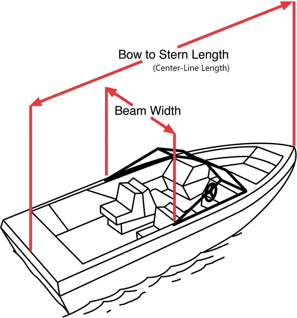 Taylor Made Products 88067OR Hot Shot Semi-Custom Boat Cover for a Pontoon 22'1"-24' x 96" Playpen Cover -Black