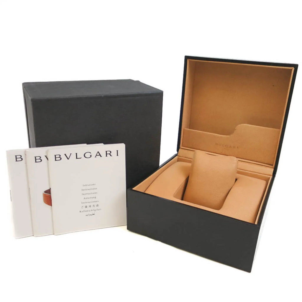 Pre-Owned Polished BVLGARI BVLGARI-BVLGARI Steel Quartz Ladies Watch BB26SL BF558550 (Good)