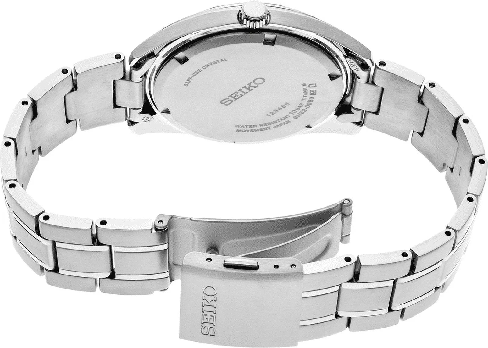 Seiko Classic Quartz Black Dial Men's Watch SUR375