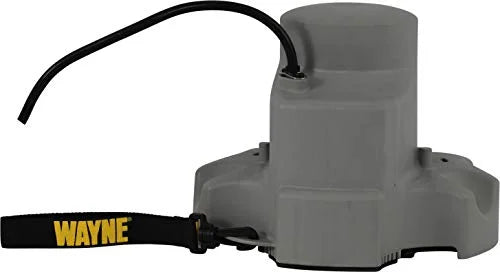 Wayne WPCP250 57735-WYN1 1/4 HP Automatic Pool Cover Pump with Magnetic Float S and 25 FT Pull-to-Shore Rope, Gray