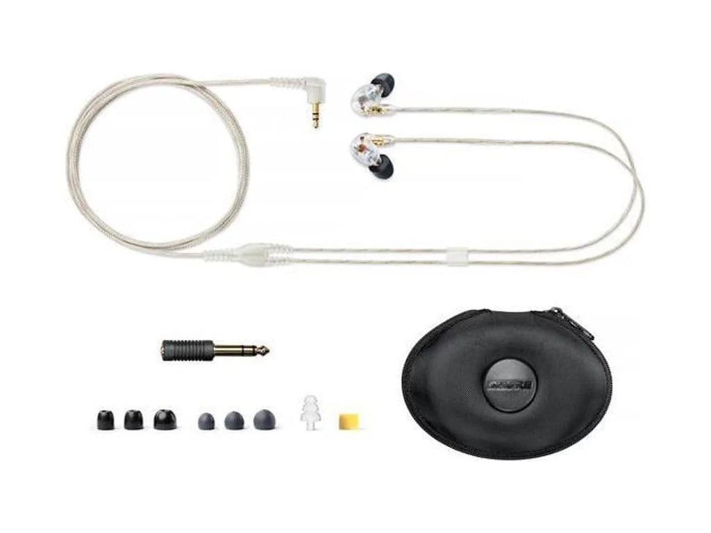 Shure SE425 Pro In-Ear Sound IsoLatitudeing Dual Driver Earphones - Clear