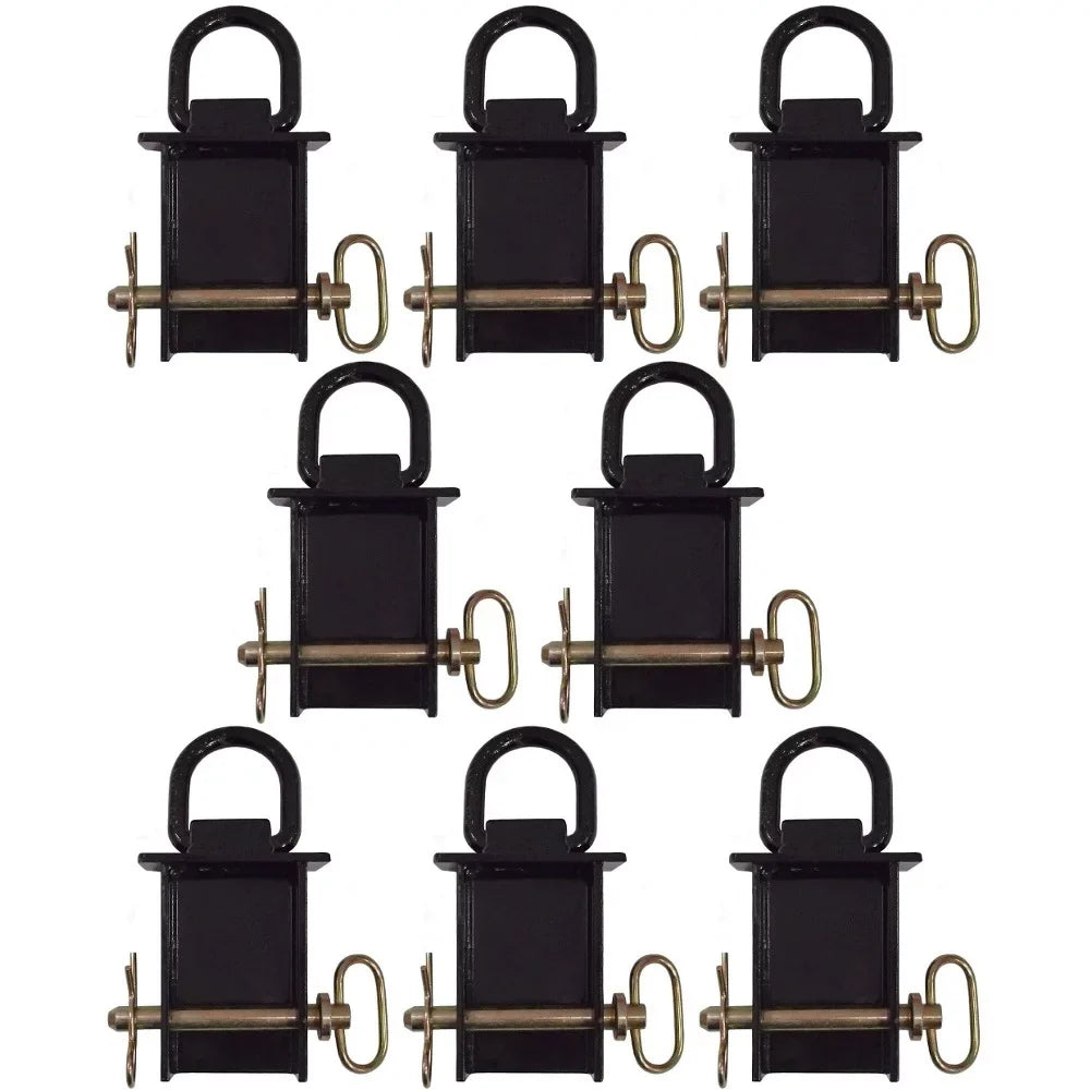 RAParts 8 Removable D-Ring Stake Pockets for FLatitude Beds and Utility Trailers with Pockets B38SP