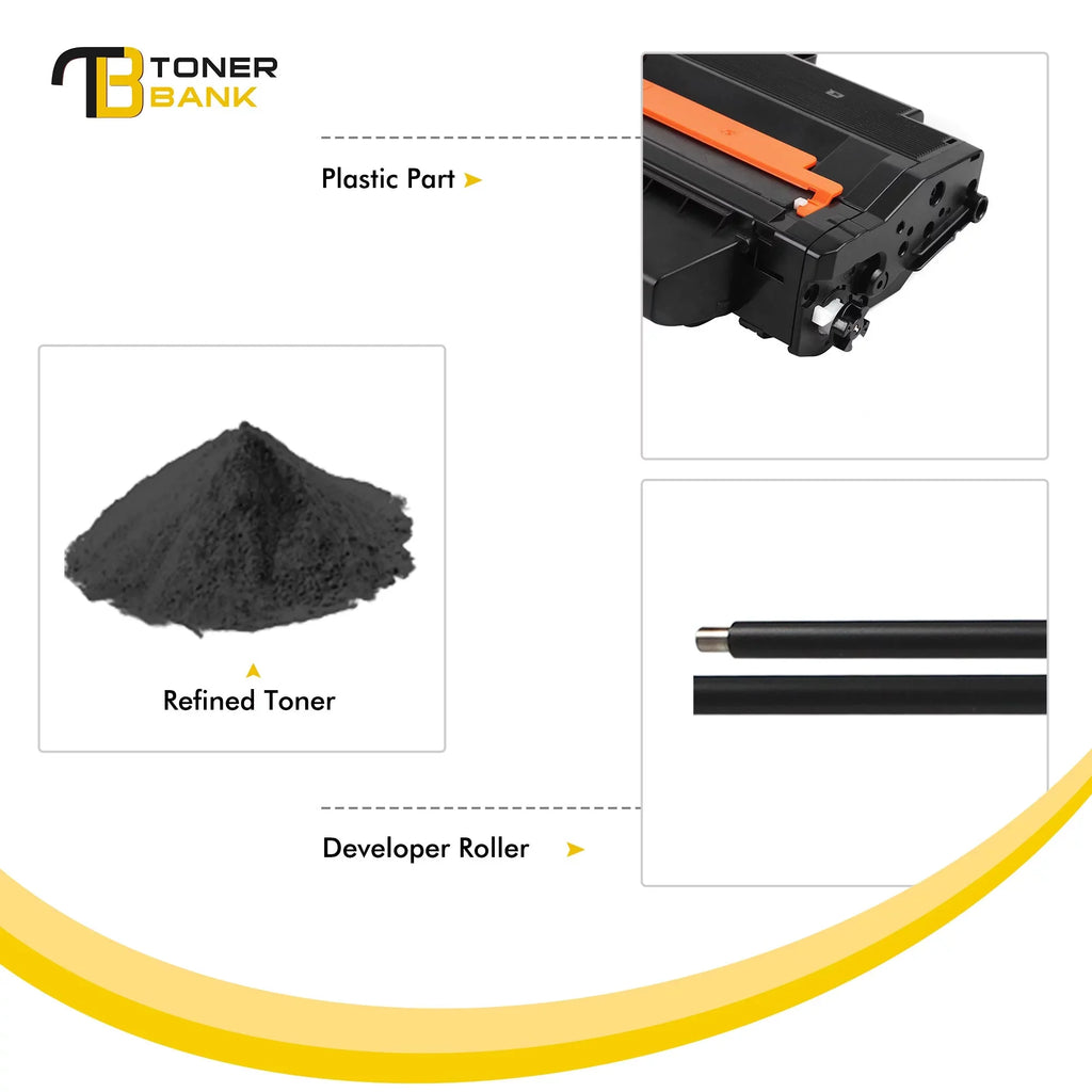 Toner Bank 6-Pack Compatible Toner for Samsung MLT-D115L 115L use with Xpress SL-M2620 SL-M2670 SL-M2830DW SL-M2880FW SL-M2820DW SL-M2870FW Printer 6 * Black