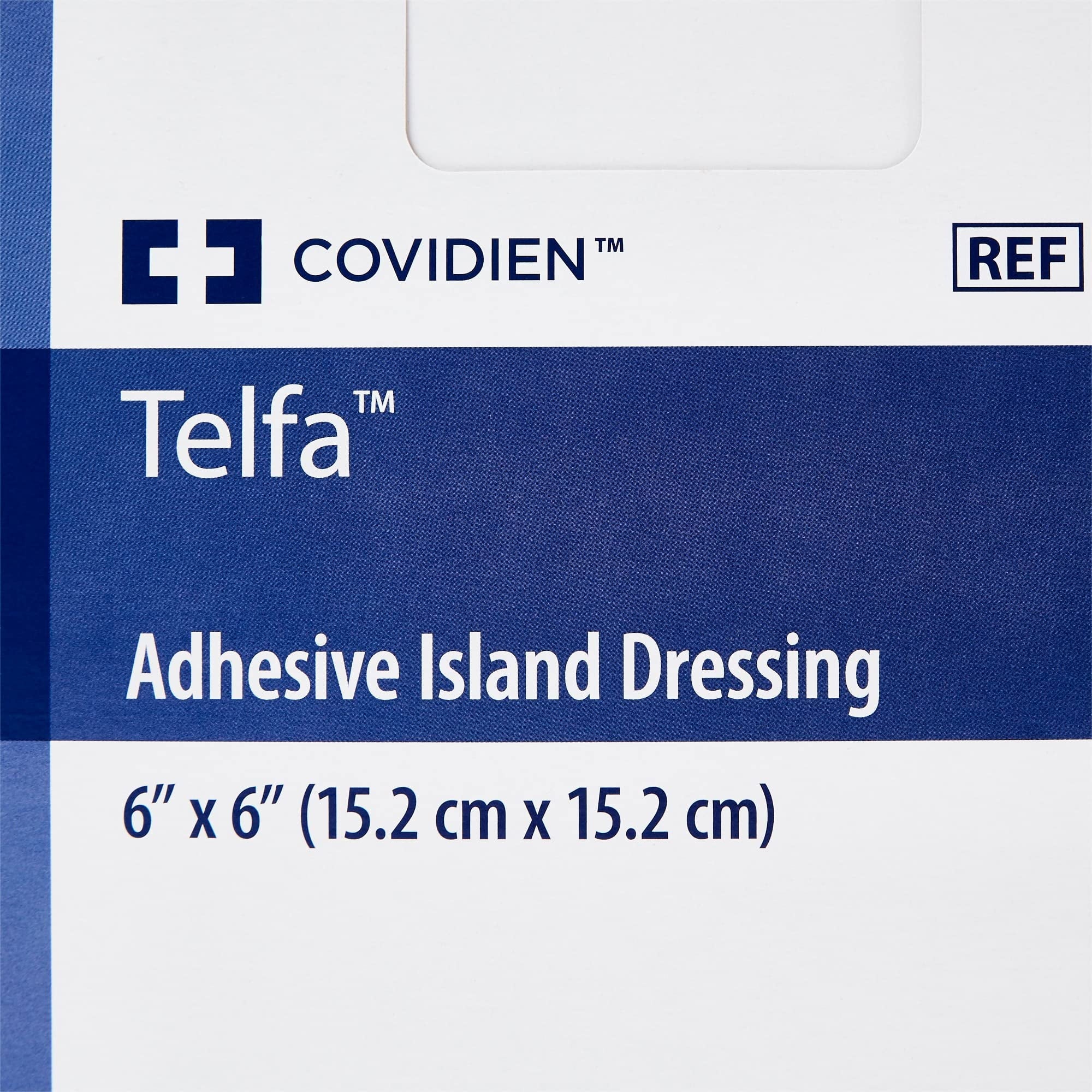 Telfa Sterile Non-Woven White Square Adhesive Dressings, 6 x 6 inches, 25 Count, 1 Pack