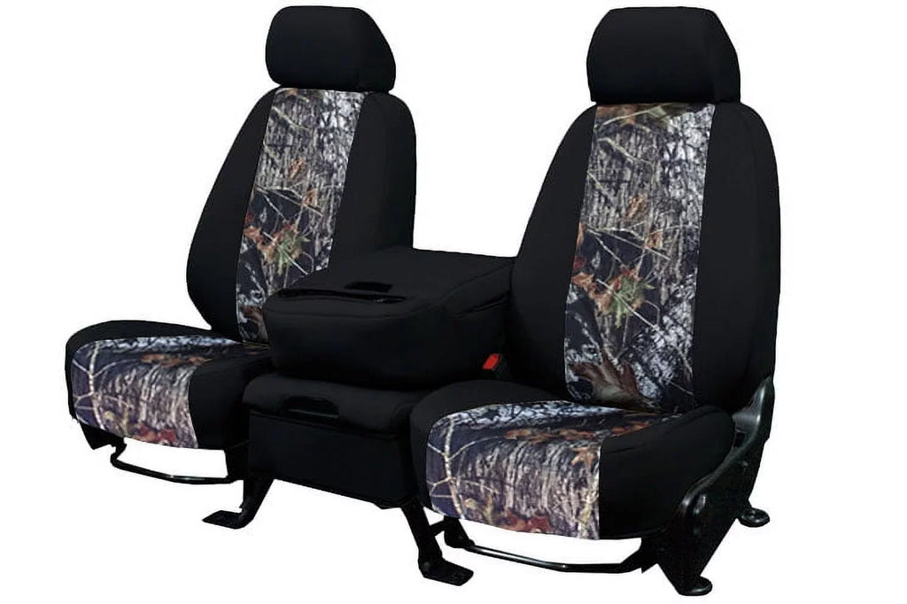 CalTrend Center 40/20/40 Split Back & 60/40 Cushion Mossy Oak Seat Covers for 2016-2019 Kia Sorento - KA122-78MB New Brake Up Insert with Black Trim