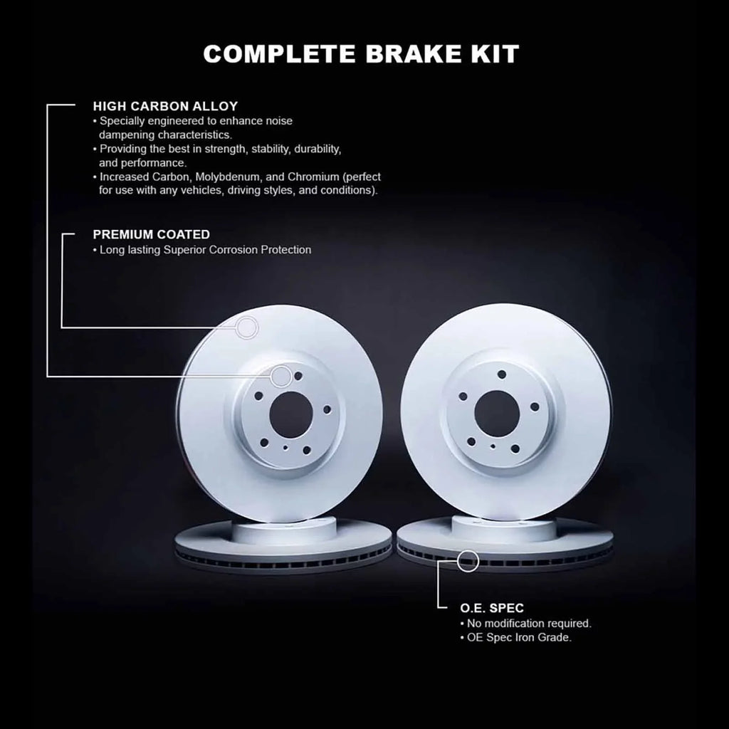 R1 Concepts Wdpn2 59028 R1 Concepts Brake Rotor Carbon Coated Fits select: 2016 HONDA CR-Z