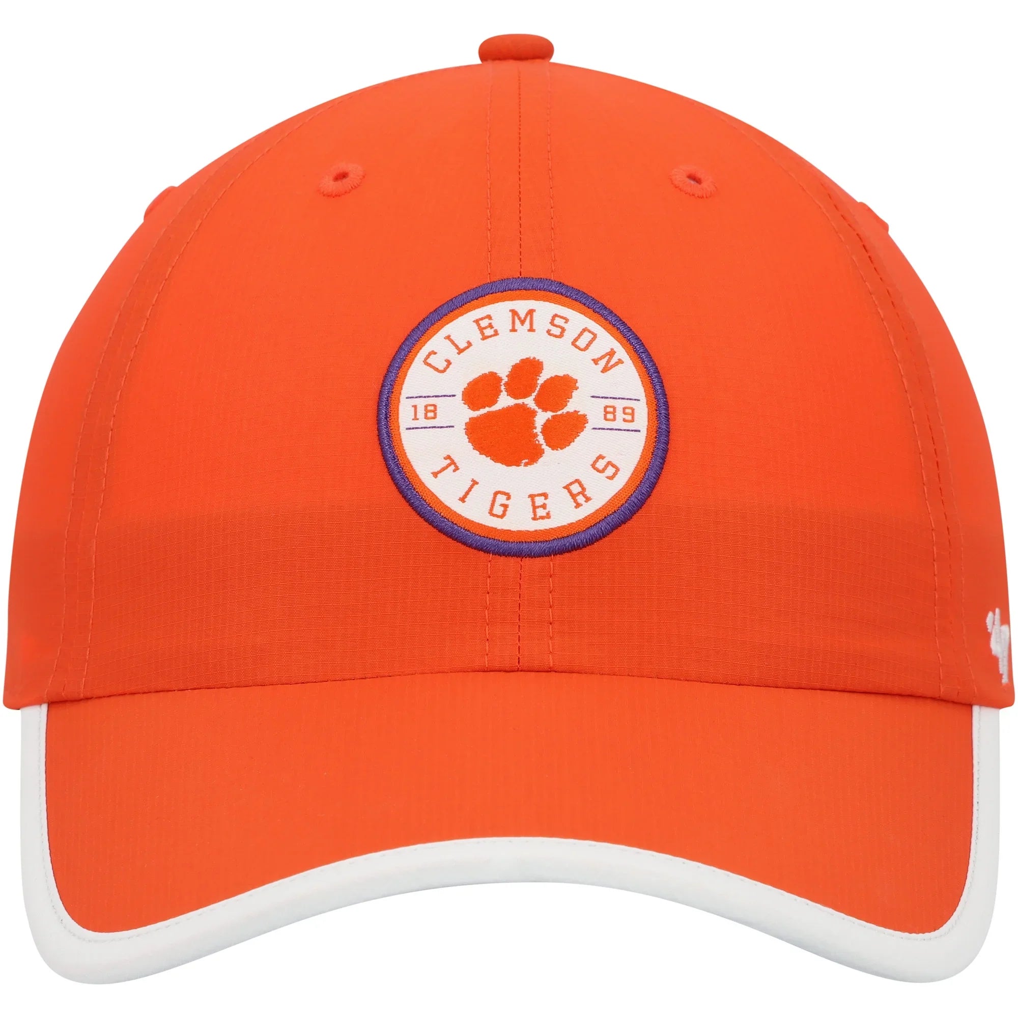 Men's '47  Orange Clemson Tigers Microburst Clean Up Adjustable Hat - OSFA