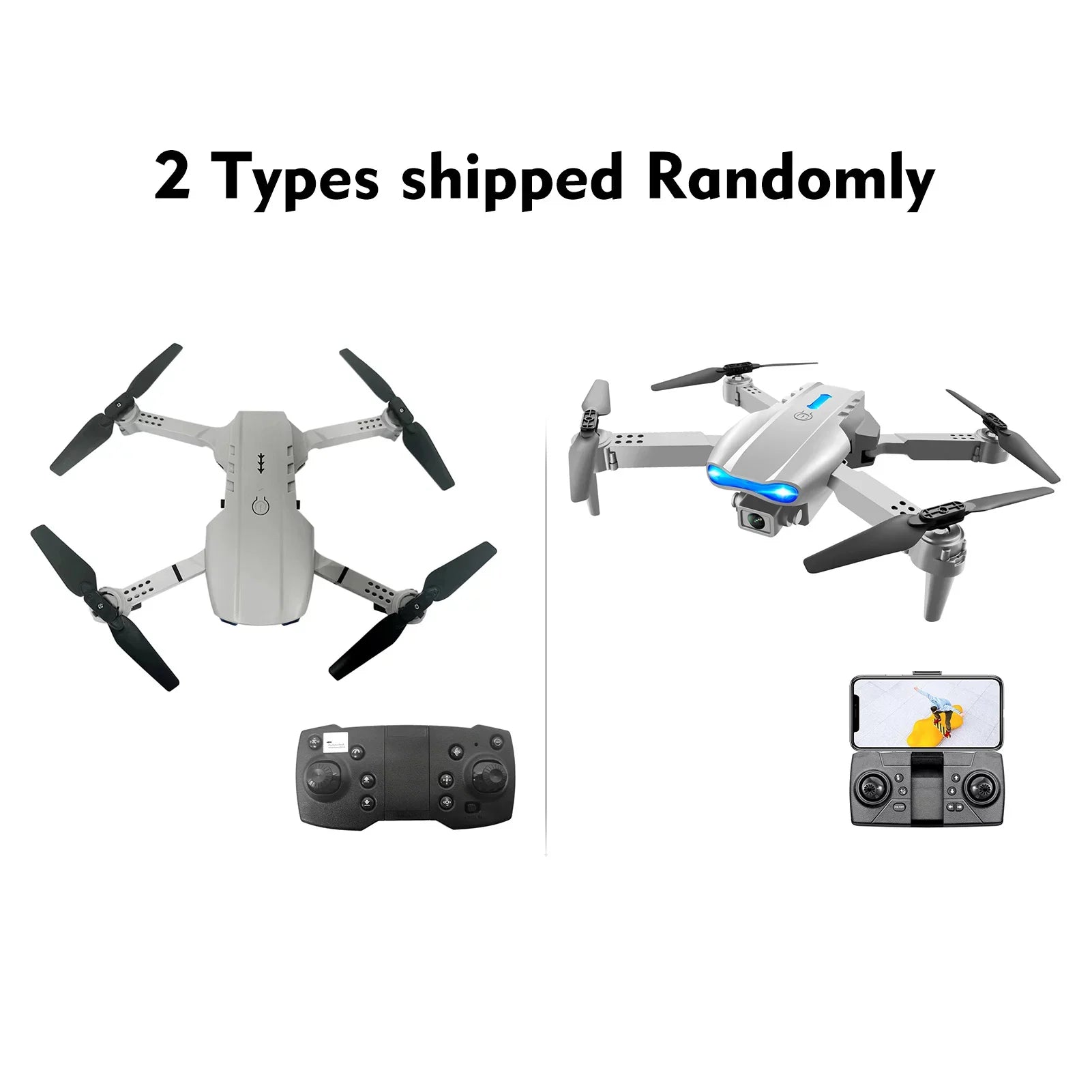Htovila   with Camera 4K  Quadcopter with Function Obstacle Avoidance Trajectory Flight Gesture Control Storage Bag Package 3 Battery