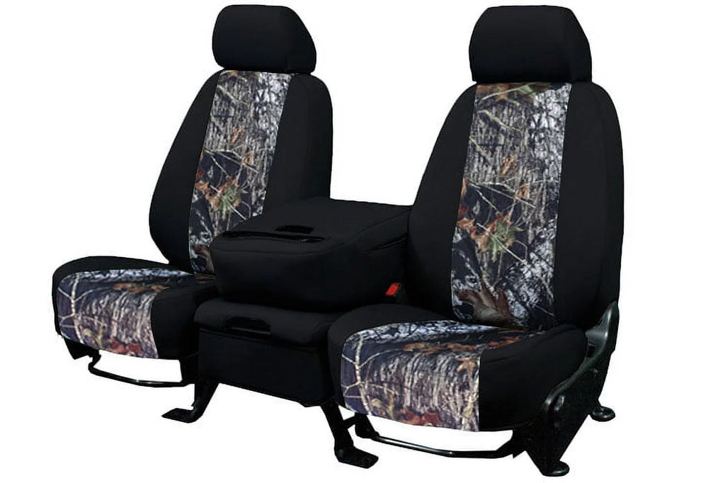 CalTrend Center 40/20/40 Split Back & 60/40 Cushion Mossy Oak Seat Covers for 2016-2019 Kia Sorento - KA122-78MB New Brake Up Insert with Black Trim