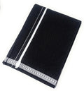 Men's Lungi Sarong Black Pure Cotton Tehmad Shower Swim Suit White Beach Wrap