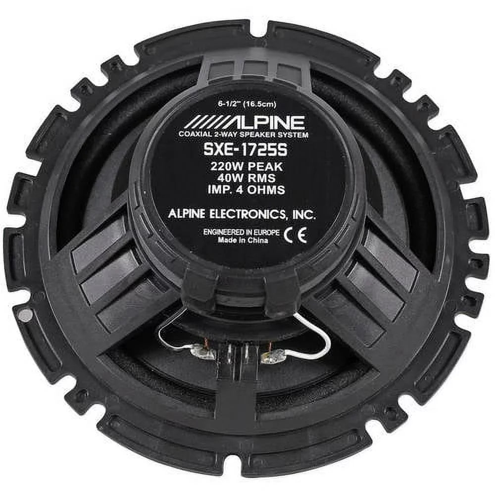Alpine 6.5" Coaxial 2-Way 220W Speakers