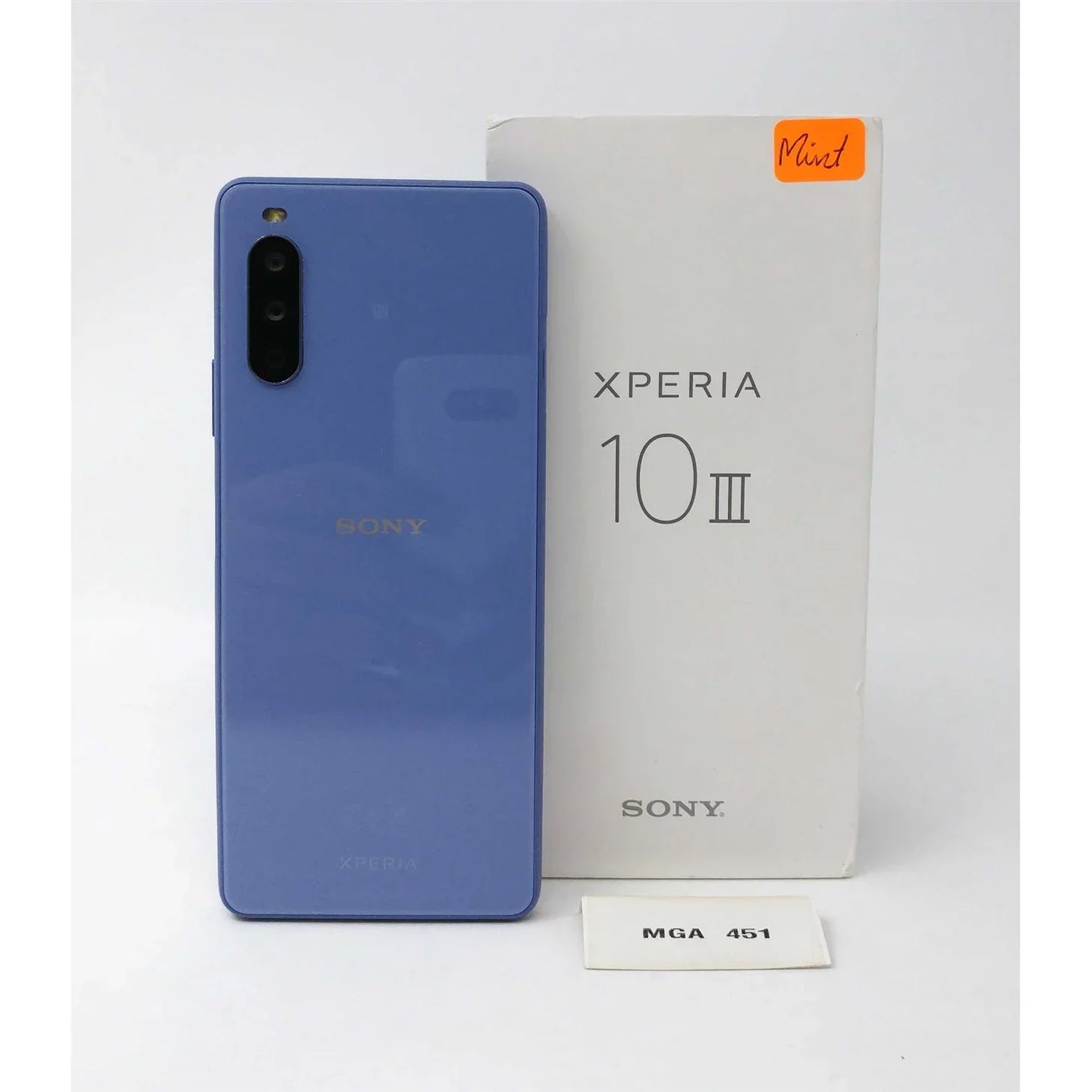 Pre-Owned Sony Xperia 10 III 5G 128GB XQ-BT52 6GB RAM GSM Factory Unlocked Smartphone - Blue (Like New)