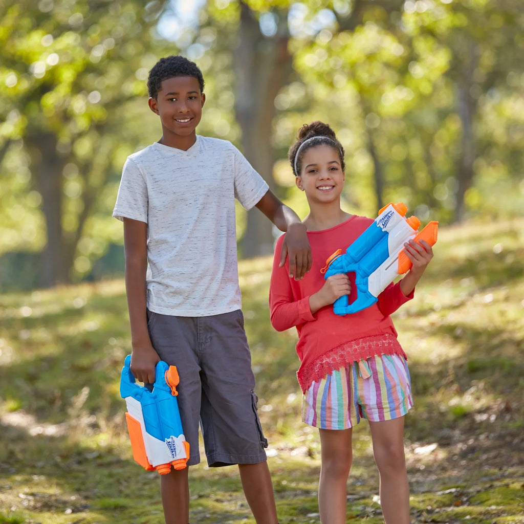 Nerf Super Soaker Twin Tide, 2 Barrels for Double Soakage
