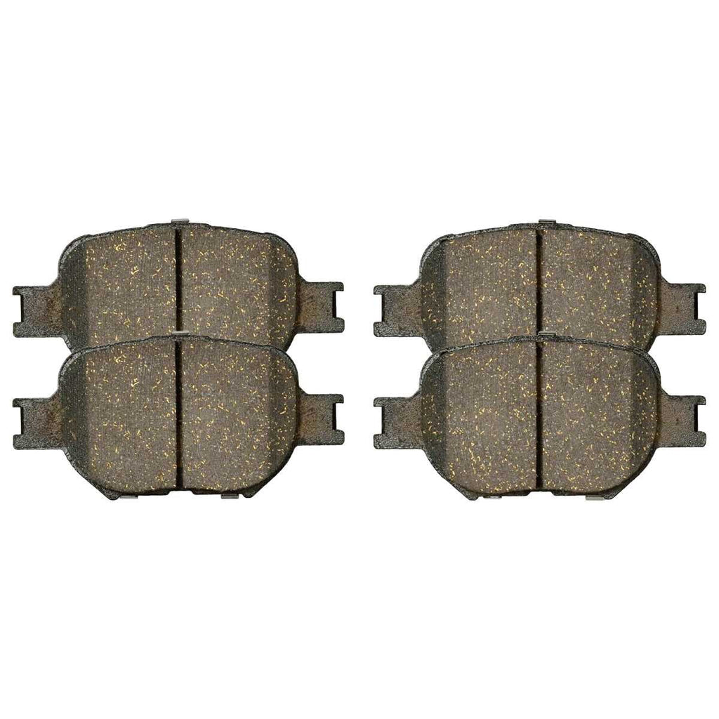 AutoShack Front Drilled Slotted Brake Rotors Silver and Ceramic Pads Kit Driver and Passenger Side Replacement for 2005-2009 2010 Scion tC 2000 2001 2002 2003 2004 2005 Toyota Celica 1.8L 2.4L FWD