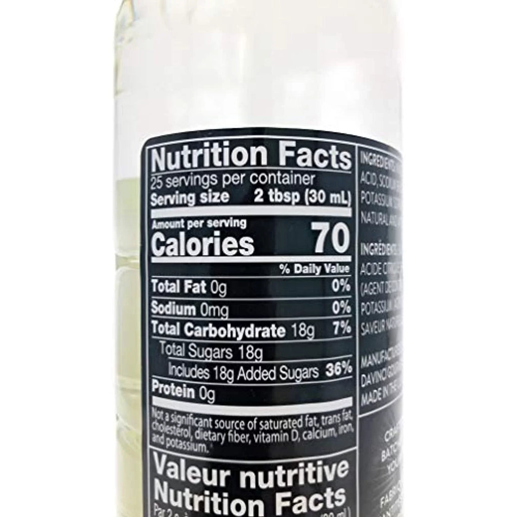 Davinci Gourmet Classic Peppermint Syrup, 750 Ml Plastic Bottle