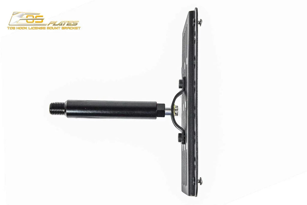 Extreme Online Store Replacement for 2009-2015 Mazda Miata NC | EOS PLatitudee Version 1 Mid Sized Front Bumper Tow Hook License Relocator Mount Bracket Tow-230