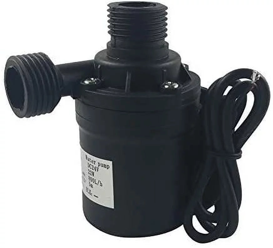 DC 24V Brushless Water Pump 1/2'' Male Thread Centrifugal Submersible Pump 800L/H 210GPH 4M/13ft for Fountain Solar Panel Pond Aquarium Water CircuLatitudeion System